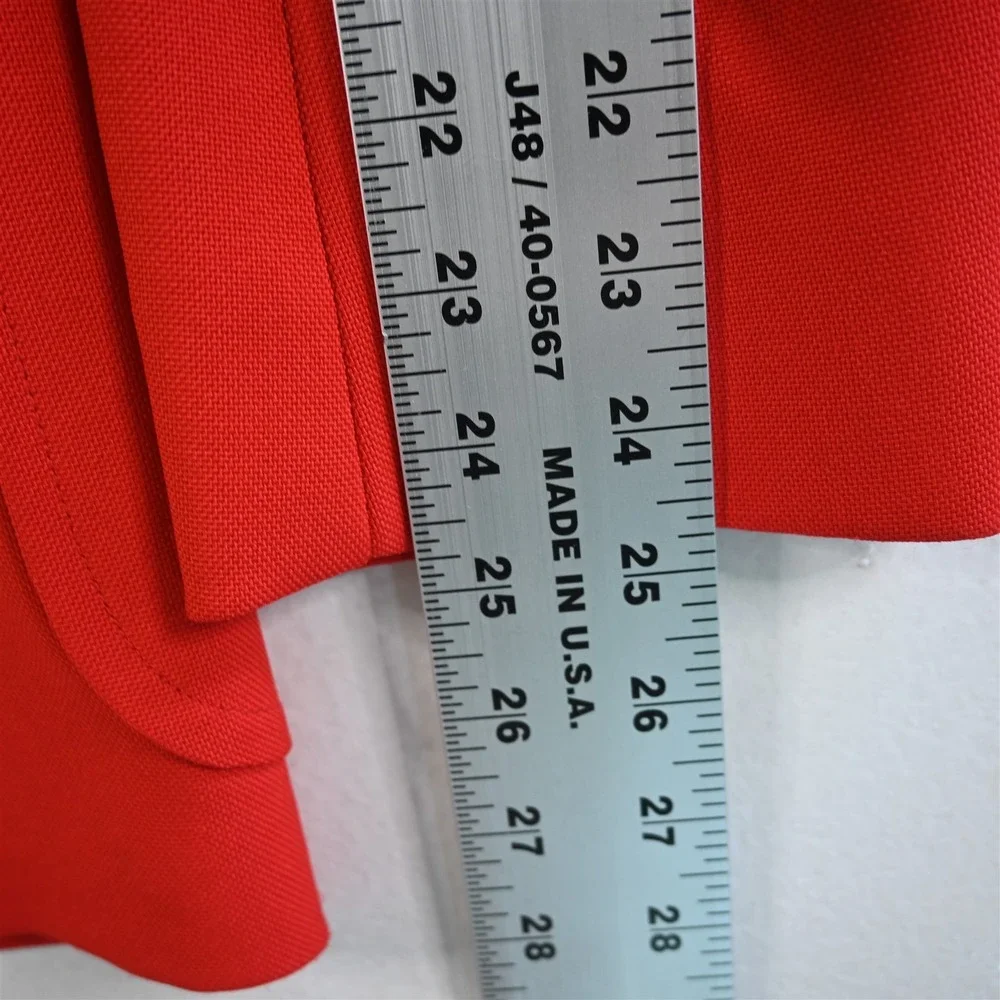 Vtg Mens‎ 38S Red Gold Button Hopsack Mens Blazer Suit Jacket Sport Coat